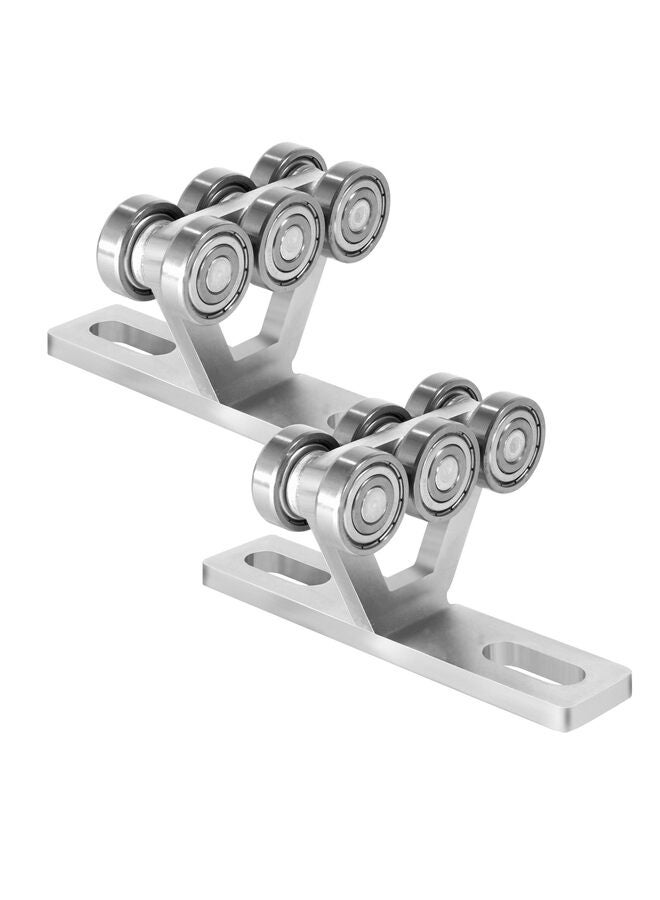 LAMAY Hoist Trolley for Electric Hoist 6 Wheel Trolley Assembly for use withAll 1-5/8" or Taller Strut Channel,Suitable for Garage Hoist Systems - Image 1